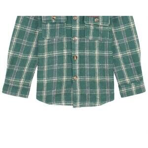 NEW PROPERLY TIED boy's ranch flannel shirt in pine